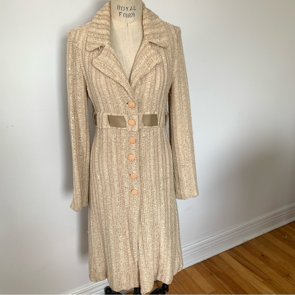 Betsey Johnson New York Knit Dress Coat